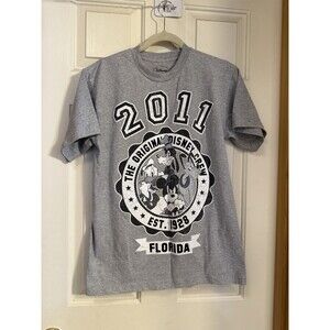 Disney 2011 Original Crew Florida Graphic Tee Gray M